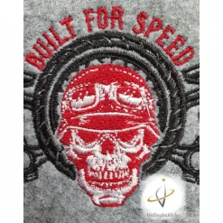 KFZ Etui Motorrad Totenkopf Kennzeichen Zulassungsbescheinigung Hülle