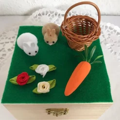 Kinder Geldgeschenk Ostern Junge Mädchen verpacken Gutschein Geld verschenken Osterhasen Holzbox Mann Frau