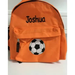 Kinder Rucksack + Motiv Fußball ( Nr. 35 ) + Name