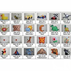 Kinder Rucksack + Stickmotiv + Name