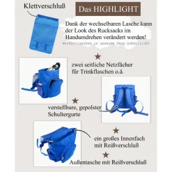 Kinder Rucksack mit Namen Pirat Junge Kinderrucksack personalisiert Geschenk Kindergarten Kita Start