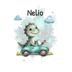 Kinder Rucksack mit Namen Dinosaurierer Junge Kinderrucksack personalisiert Geschenk Kindergarten Kita Start