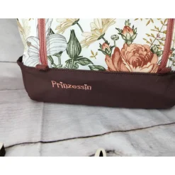 Kindergarten Rucksack Blumen retro – Individuell, Softshell, 2 Größen, Kita