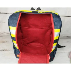 Kindergarten Rucksack Feuerwehr mit Stickerei innen – Individuell, Softshell, 2 Größen, Kita