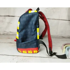 Kindergarten Rucksack Feuerwehr mit Stickerei innen – Individuell, Softshell, 2 Größen, Kita