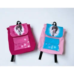 Kindergarten Rucksack girl pink // Kinderrucksack für Mädchen // Genähter Rucksack für Kinder