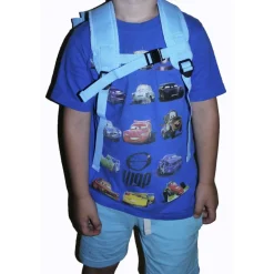 Kindergarten Rucksack oder Tasche Motiv Panther mit Name / personalisierbar / Blau / Rosa