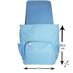 Kindergarten Rucksack oder Tasche Motiv Galaxy Einhorn mit Name / personalisierbar / Blau / Rosa