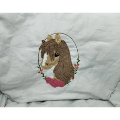 Kindergarten Rucksack Pferde Reflektor mit Stickerei innen – Individuell, Softshell, 2 Größen, Kita