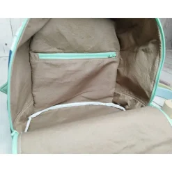 Kindergarten Rucksack Waldtiere petrol– Softshell, Kita