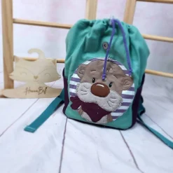 Kindergartenrucksack für Kinder im Alter von 2-6Jahren, Farbe frei wählbar, Wunschmotiv, Name inkl, Brustgurt optional