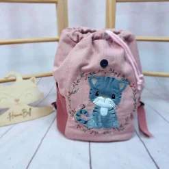 Kindergartenrucksack für Kinder im Alter von 2-6Jahren, Farbe frei wählbar, Wunschmotiv, Name inkl, Brustgurt optional