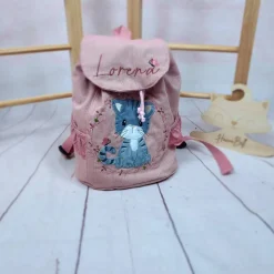 Kindergartenrucksack für Kinder im Alter von 2-6Jahren, Farbe frei wählbar, Wunschmotiv, Name inkl, Brustgurt optional