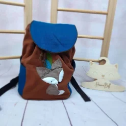 Kindergartenrucksack für Kinder im Alter von 2-6Jahren, Farbe frei wählbar, Wunschmotiv, Name inkl, Brustgurt optional