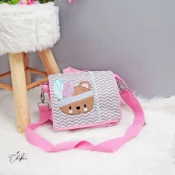 Kindergartenrucksack, Kindergartentasche, Bär, Stickdatei, personalisierbar, Geschenk, Rucksack, Tasche, individuell