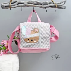 Kindergartenrucksack, Kindergartentasche, Bär, Stickdatei, personalisierbar, Geschenk, Rucksack, Tasche, individuell