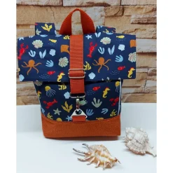 Kindergartenrucksack, Kindertasche, Rucksack mit maritimen Muster