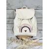 Kindergartenrucksack personalisiert Regenbogen Kindergarten Kindergartenkind individuelles Geschenk gestickt