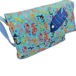 Kindergartentasche "Fisch",Kinderumhängetasche genäht