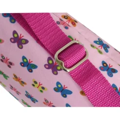 Kindergartentasche Tasche Schmetterlinge rosa pink Blümchen Umhängetasche Schultertasche Kinder