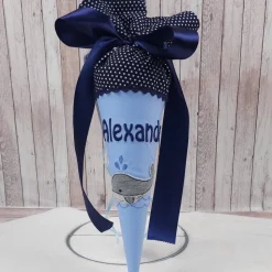 Kindergartentüte | Geschwistertüte | Wal | Kindergartenstart | 5. Klasse-Schultüte | Kissen | Trosttüte | individuelle S