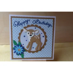 Kinderkarte,Geburtstag,Reh