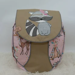 Kinderrucksack "Boho-Waschbär" ab 2 Jahre