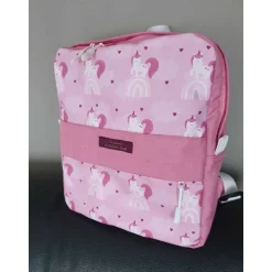 Kinderrucksack Einhorn – Rosa Einhörner, gepolstert & wasserabweisend