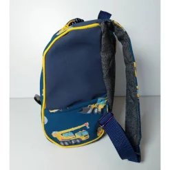 Kinderrucksack für Kindergarten oder Musikbox, im Baustellen Baggerlook, Personalisierung möglich