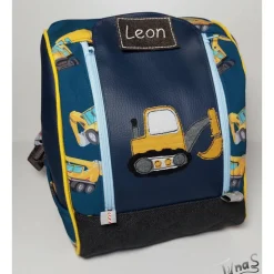 Kinderrucksack für Kindergarten oder Musikbox, im Feuerwehr Look, Personalisierung möglich