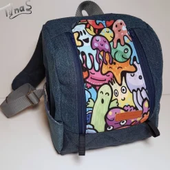 Kinderrucksack für Musikbox  UPCYCLING