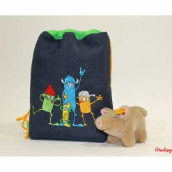 Kinder-Turnbeutel „Monsterparty"