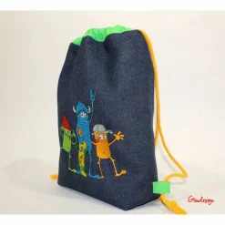 Kinder-Turnbeutel „Monsterparty