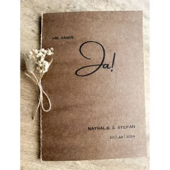 Kirchenheft Trauung Nr. 02 | Wir sagen Ja! | personalisierbar | Katholischer Gottesdienst | kirchliche Trauung