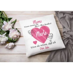 Kissen Mama geschenk mit Namen | Muttertags Geschenk | Geschenke Für Mama Frauen