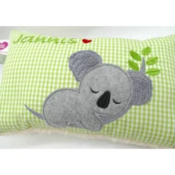 Kissen mit Namen Koala Beuteltier Namenskissen Taufkissen Kuschelkissen Kindergartenkissen Geburtsgeschenk
