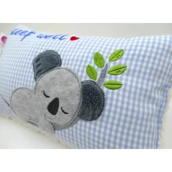 Kissen mit Namen Koala Beuteltier Namenskissen Taufkissen Kuschelkissen Kindergartenkissen Geburtsgeschenk