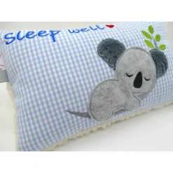 Kissen mit Namen Koala Beuteltier Namenskissen Taufkissen Kuschelkissen Kindergartenkissen Geburtsgeschenk