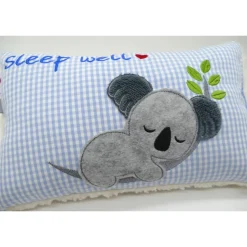 Kissen mit Namen Koala Beuteltier Namenskissen Taufkissen Kuschelkissen Kindergartenkissen Geburtsgeschenk