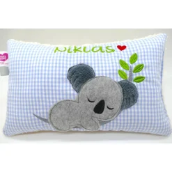 Kissen mit Namen Koala Beuteltier Namenskissen Taufkissen Kuschelkissen Kindergartenkissen Geburtsgeschenk