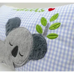 Kissen mit Namen Koala Beuteltier Namenskissen Taufkissen Kuschelkissen Kindergartenkissen Geburtsgeschenk
