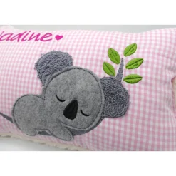 Kissen mit Namen Koala Beuteltier Namenskissen Taufkissen Kuschelkissen Kindergartenkissen Geburtsgeschenk