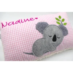 Kissen mit Namen Koala Beuteltier Namenskissen Taufkissen Kuschelkissen Kindergartenkissen Geburtsgeschenk