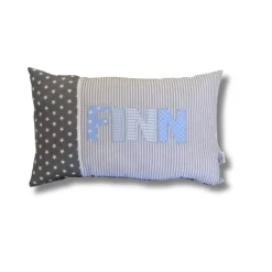 Kissen personalisiert mit Namen – Geschenk zur Geburt, Taufe, Kommunion, Firmung & Geburtstag