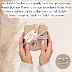 Kissenbezug 40x40 cm – personalisierbar mit Name & Datum, Hochzeitskissen, Geschenkidee für Paare