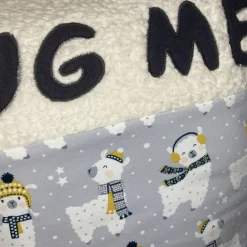 Kissenhülle "Hug me" * Alpaka