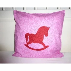 Kissenhülle Schaukelpferd Weihnachtsdeko