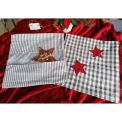 Kissenhülle Weihnachtsmotiv Handarbeit 40x40cm