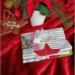 Kissenhülle Weihnachtsmotiv Handarbeit 40x40cm