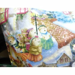 Kissenhülle, Winter im Hasenland, Unikat, Handarbeit, genäht